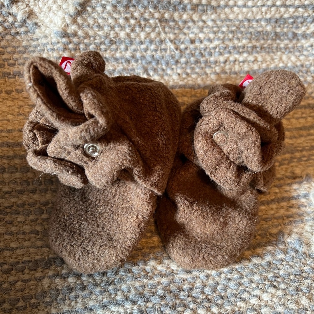 Zutano wool booties 24 months